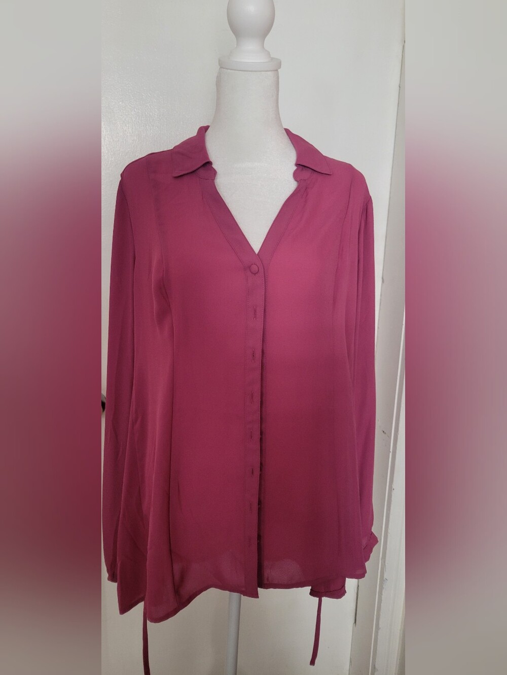 Torrid Red Violet Blouse